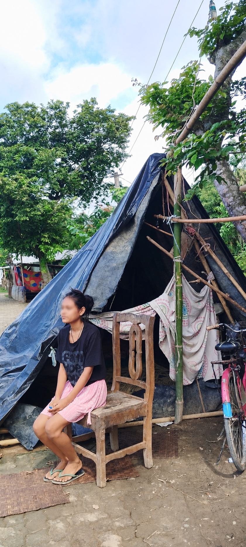 Nobanita Phukon from Chala Pather, Charaideo · Tarpaulin
